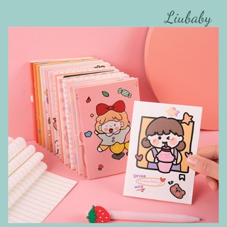 Sổ tay mini dễ thương phong cách Hàn Quốc có nhiều mẫu bìa khác nhau, sổ ghi chép học sinh Liubaby