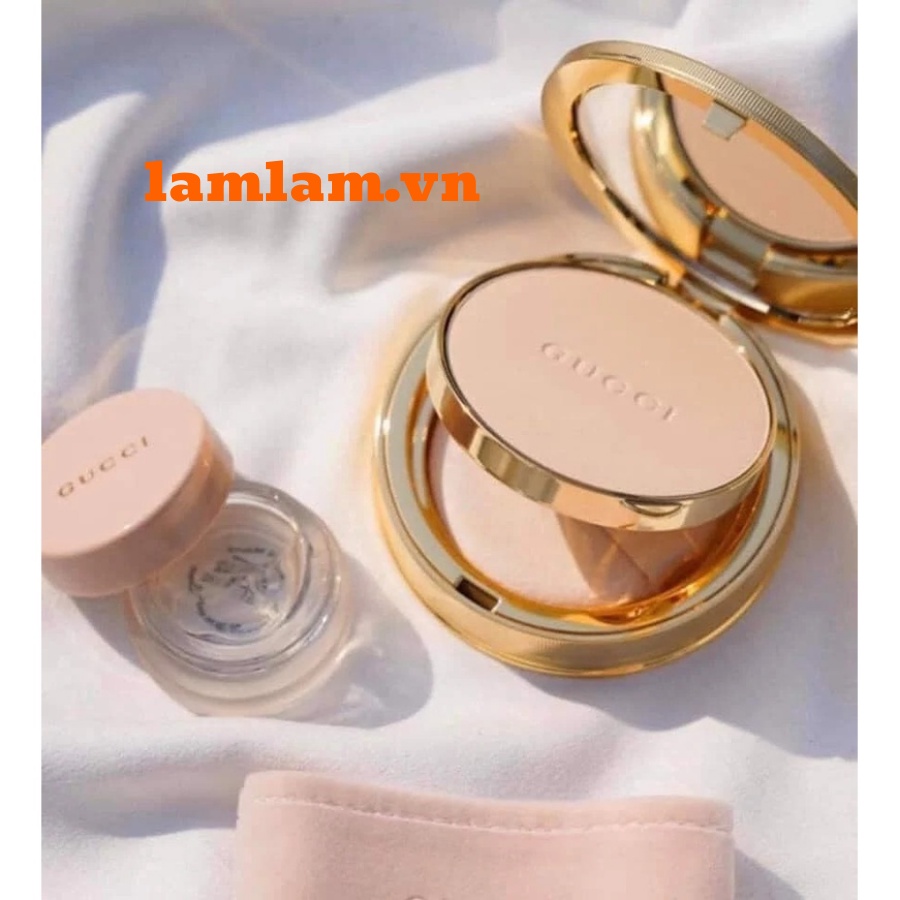 [Phấn Phủ Gucci Fullbox Chính Hãng] Phấn Phủ Dạng Nén Kiềm Dầu Tốt Gucci Poudre De Beaute Mat Naturel Màu 02