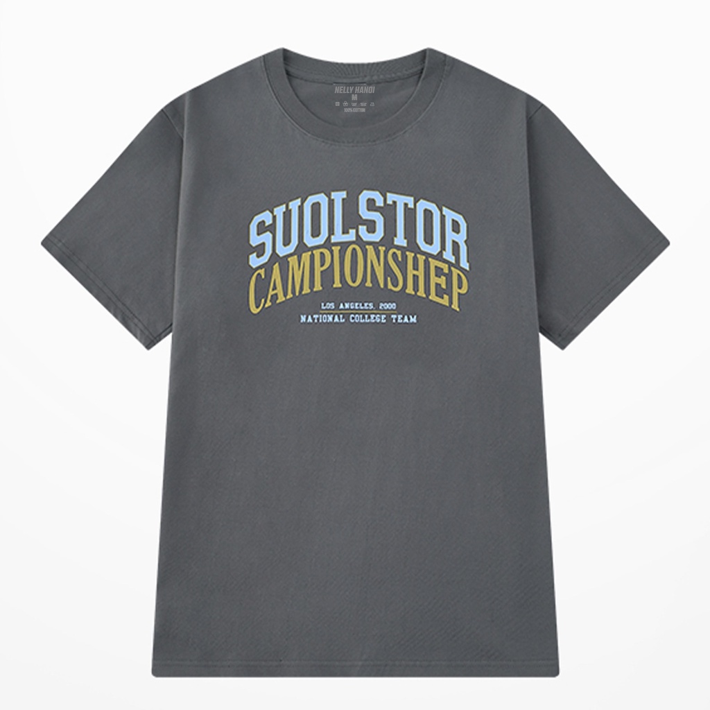Áo thun NELLY sẵn hàng full mẫu 2022 100% cotton form rộng unisex tay lỡ mẫu SUOLSTOR 058