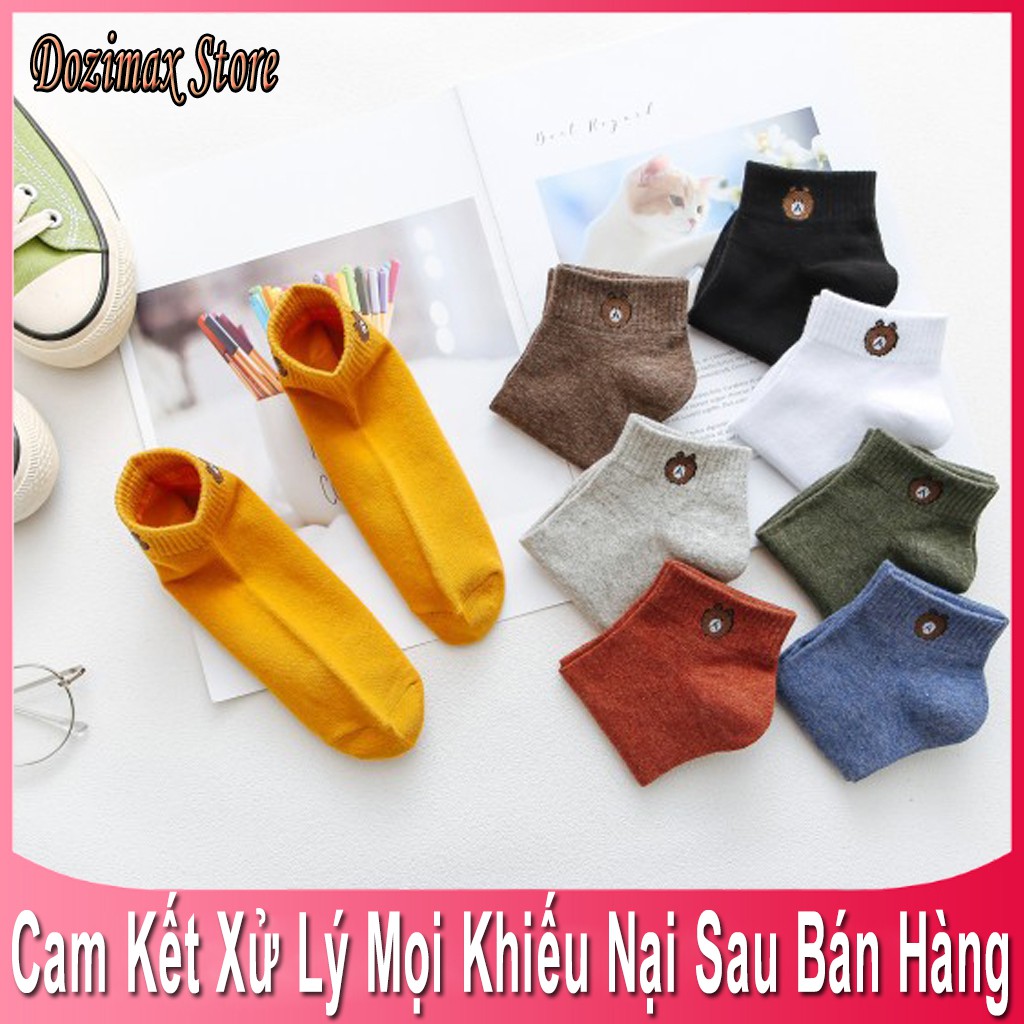 [FREESHIP] Sét 10 đôi tất gấu siêu đẹp, siêu chất , nhiều màu dễ lựa chọn