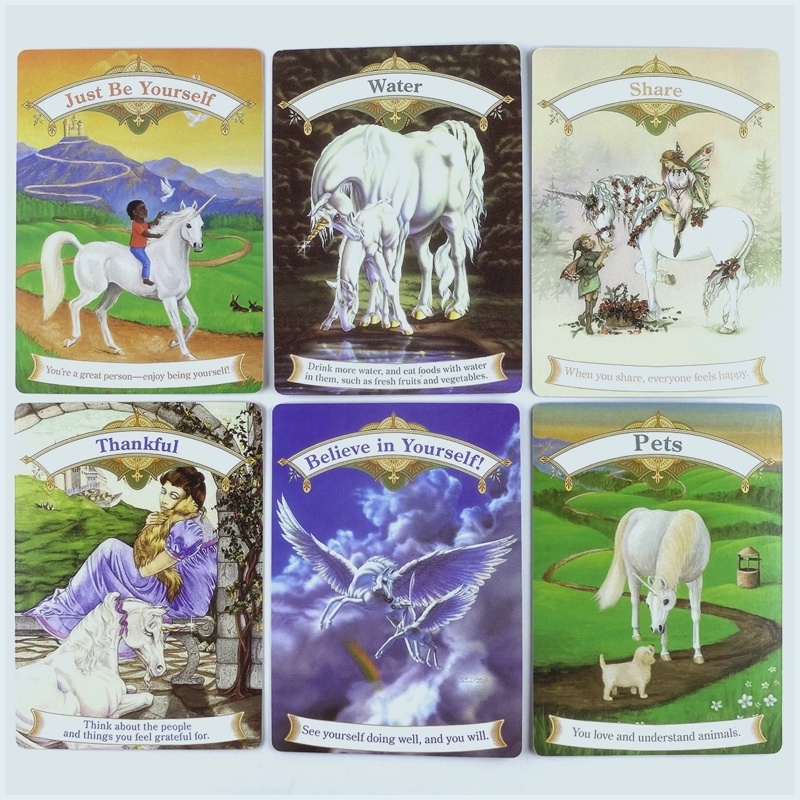 Magical Unicorn Oracle Cards Tarot Game