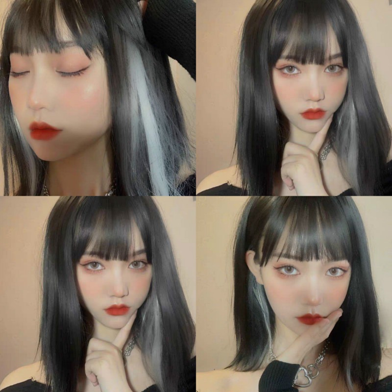 Tóc Giả Dài Thẳng Tự Nhiên Nhiều Màu Sắc Cá Tính Như Lisa