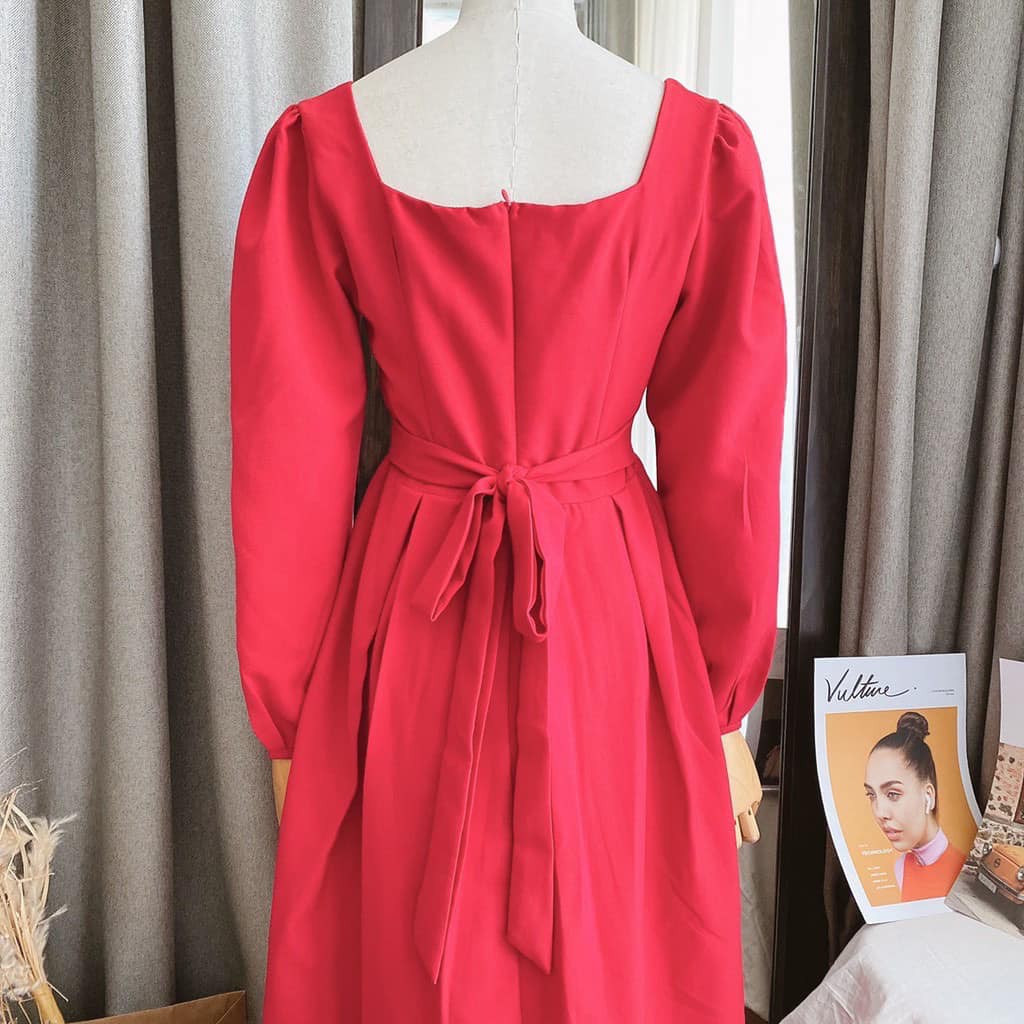 Váy hai dây đũi xước 2 lớp, Đầm hai dây dáng xòe - Dorita Boutique | BigBuy360 - bigbuy360.vn