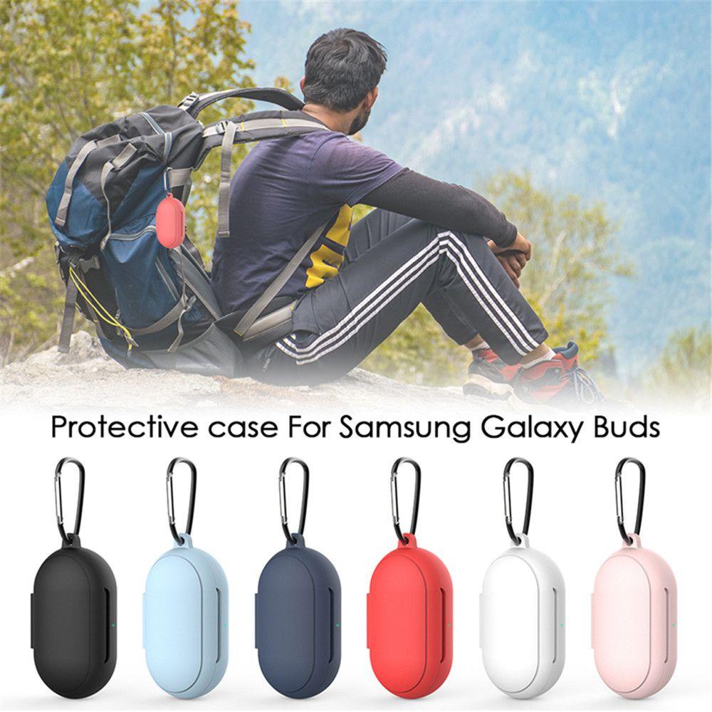 BTLIMER Vỏ Bảo Vệ Hộp Sạc Tai Nghe Samsung Galaxy Buds Plus Bằng Silicon Mềm
