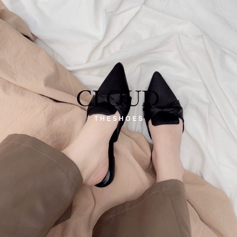 Flat bệt nơ xoắn mũi nhọn fnox
