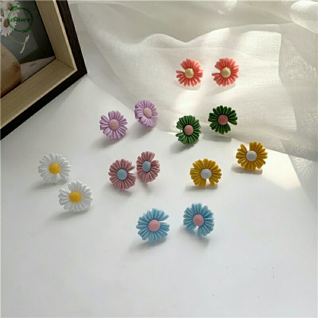 Bông tai hoa cúc xinh xắn cute