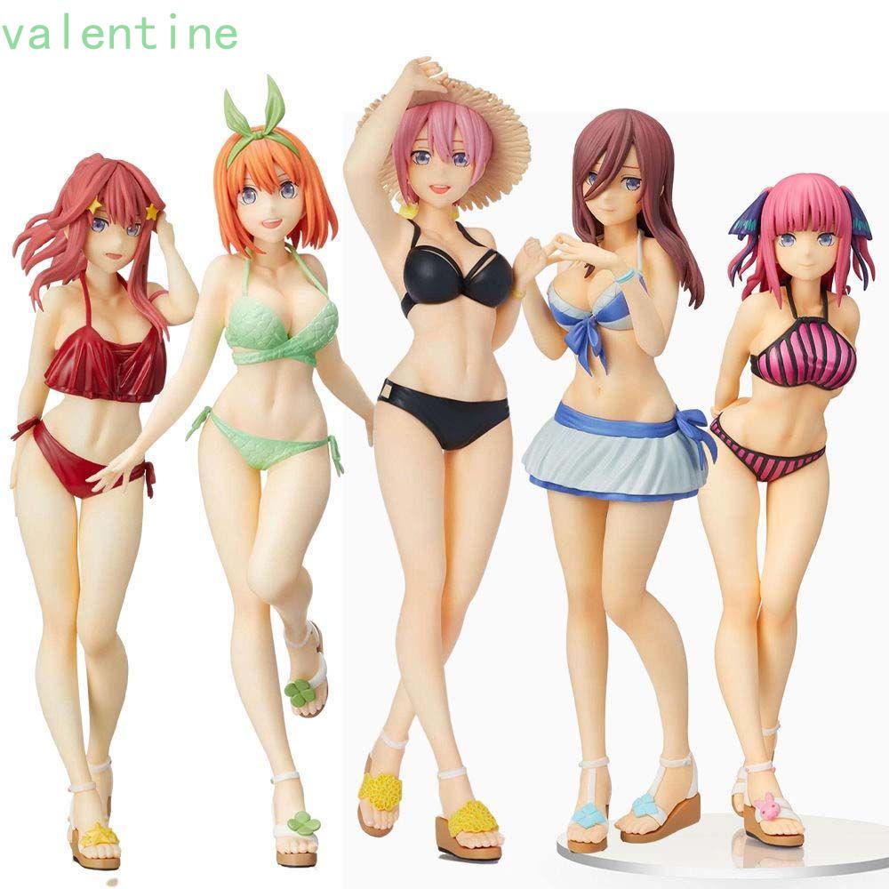 Mô hình đồ chơi nhân vật Nakano Miku Gotoubun No Hanayome phiên bản chibi AVALENTINE 20cm