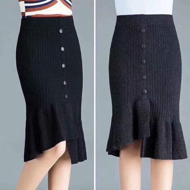 Chân váy đuôi cá cách điệu