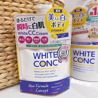 Dưỡng thể trắng da toàn thân white conc 200gr nội địa Nhật Bản