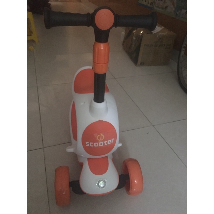Xe trượt Scooter 3 in 1 cho bé cao cấp Chilux - 3 chế độ - Bánh xe phát sáng vĩnh cữu gấp gọn chịu lực 150kg