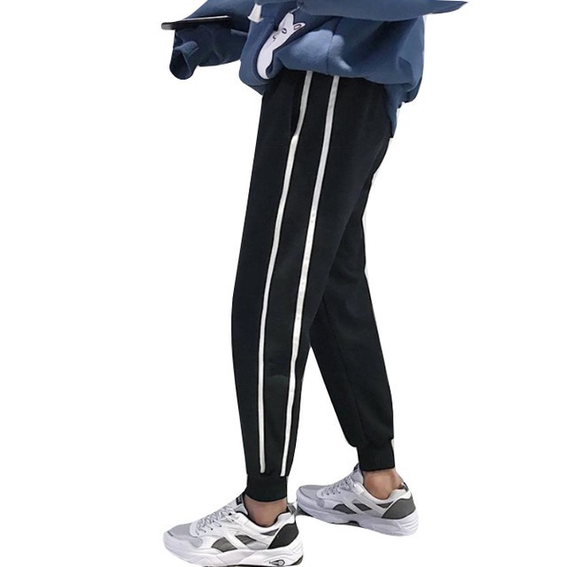 Quần JOGGER BIGSIZE 2 sọc bo chân NAM NỮ