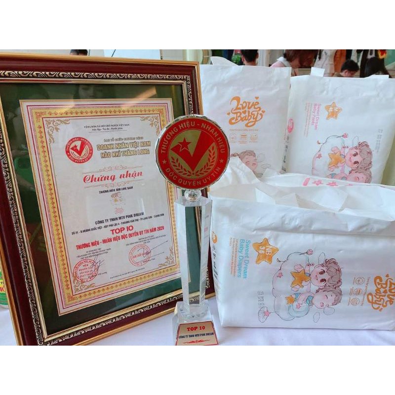 Combo Sỉ Tã Bỉm Hữu Cơ Lovebaby Mỏng Mịn, Thoáng Khí, Chống Hăm Tuyệt Đối Cho Bé, Đủ Size Từ 3 - 25Kg
