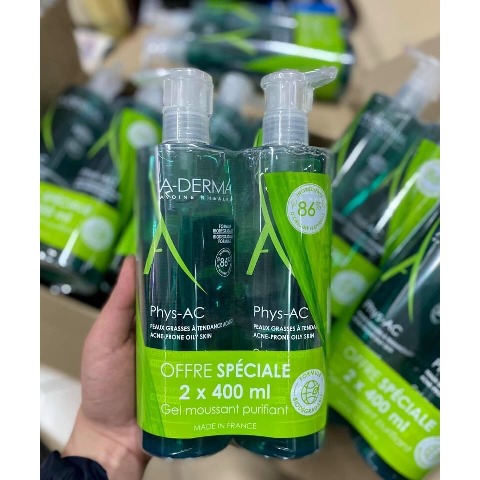 Sữa Rửa Mặt Aderma Gel Moussant 400ml cho mọi loại da(bản Pháp) | BigBuy360 - bigbuy360.vn