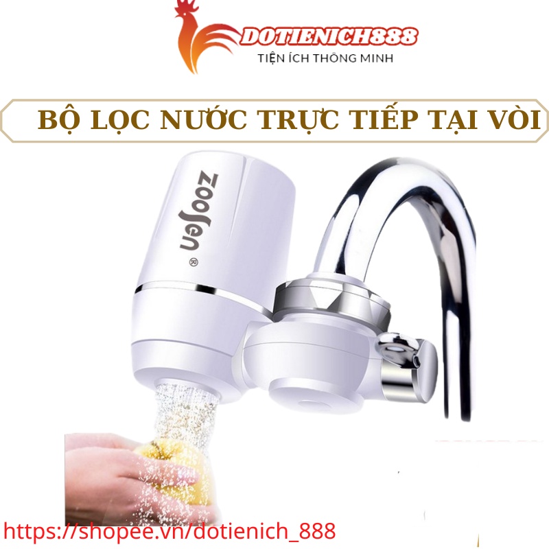 Bộ lọc nước trực tiếp tại vòi cao cấp 5 cấp độ lọc với 7 lớp lọc zoosen