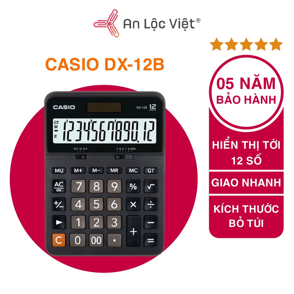 Máy tính Casio DX-12B chính hãng