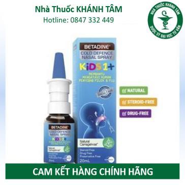 ! BETADINE Cold Defence Nasal Spray 20ml - Dung dịch xịt mũi ngừa cảm cúm ! !