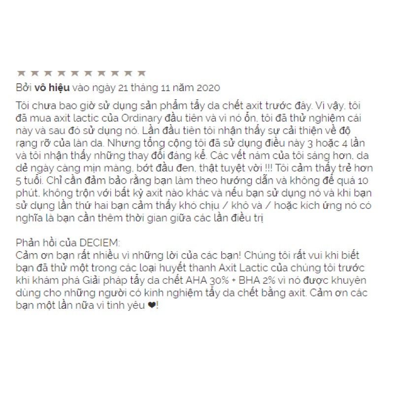 (Bill USA) The Ordinary AHA 30% + BHA 2% Peeling Solution cho da lỗ chân lông to, nhiều mụn và không đều màu