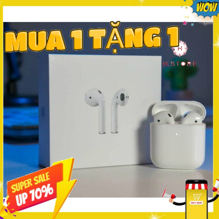 Tai nghe airpod Phiên Bản Cao Cấp Nhất - Dùng cả IOS và Android BAỎ HÀNH 6 THÁNG 1 ĐỔI 1 | BigBuy360 - bigbuy360.vn