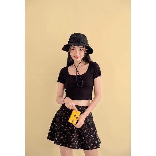 Áo croptop thun gân Fromyouth - Basic Croppie