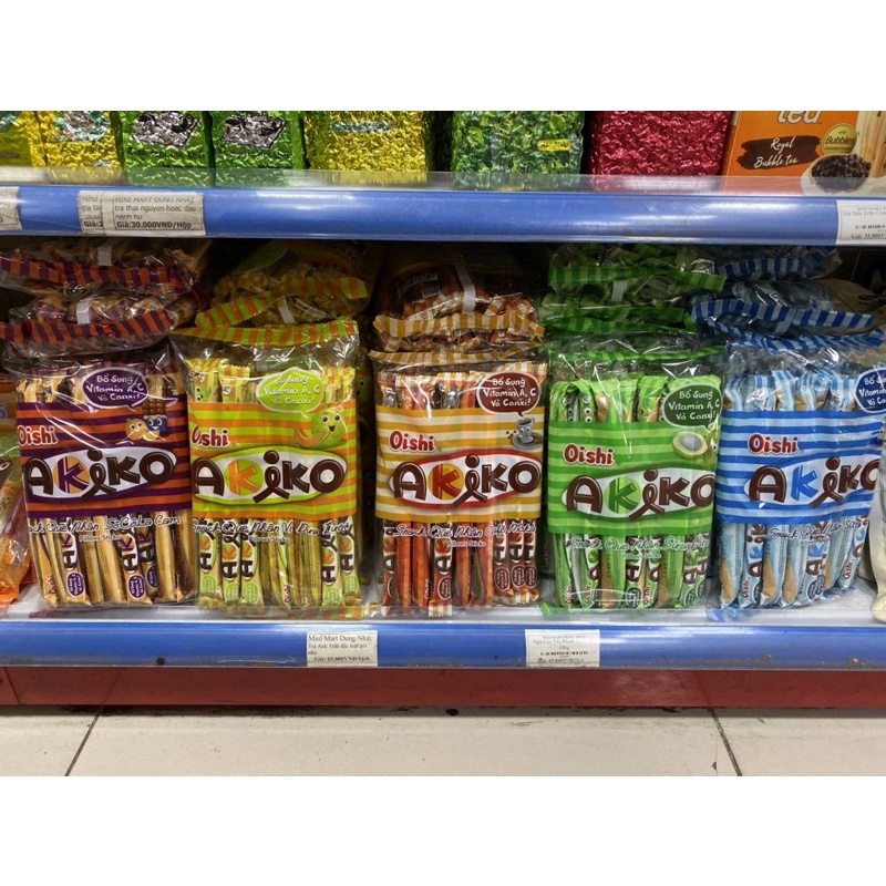 Bánh Que Akiko đủ vị 140g  hsd 2024