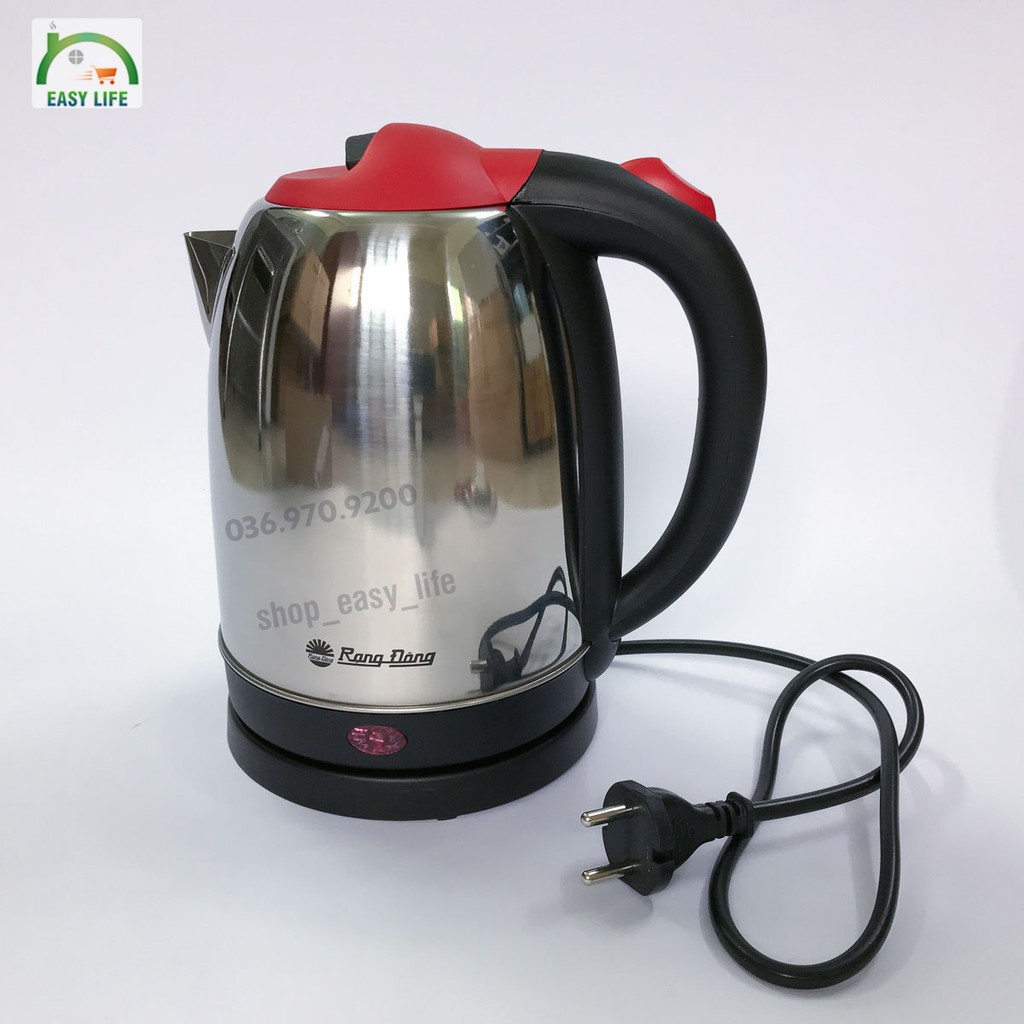 [Chính Hãng] Ấm siêu tốc đun nước Rạng Đông 1,8L / 1,7L siêu bền, cách điện an toàn, inox 304 [Sale off]