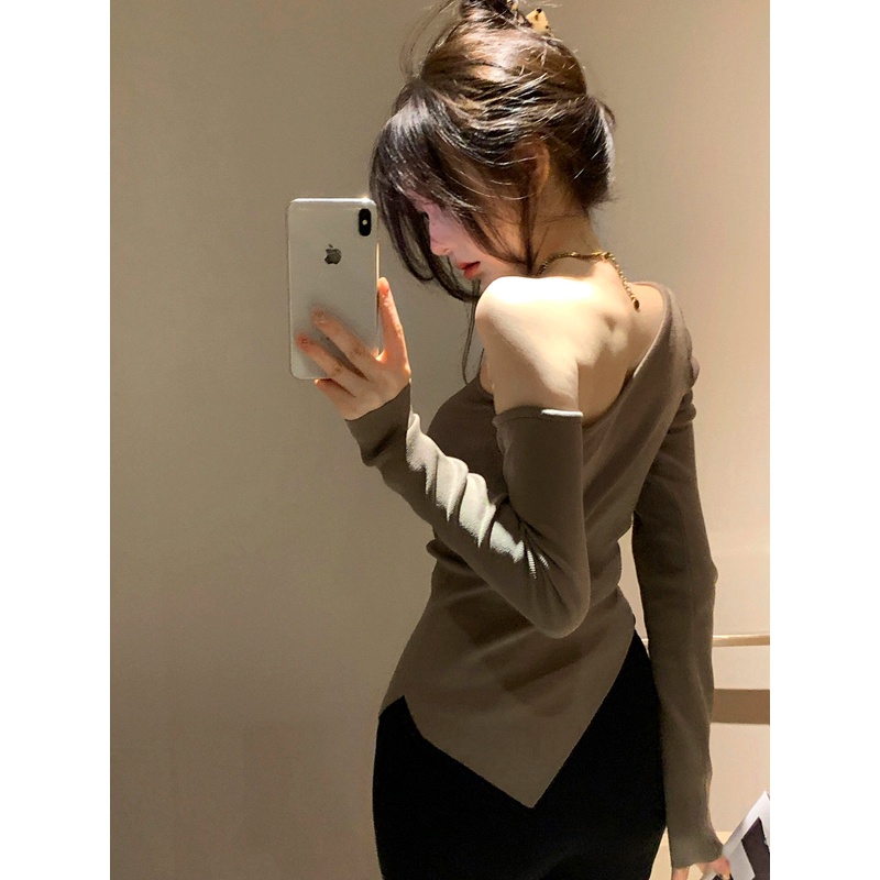 Áo Sơ Mi Tay Dài Dáng Rộng Phong Cách Hàn Quốc Thời Trang Cho Nữ