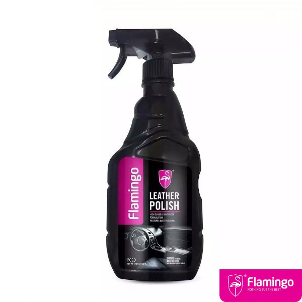 Kem Dưỡng Bóng Và Phục Hồi Đồ Da - Nội Thất Cao Cấp Flamingo F029 500ml - Hãng Phân Phối Chính Thức