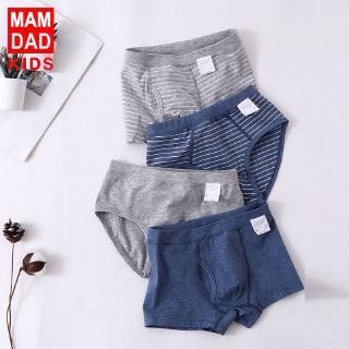 Quần lót kiểu tam giác/boxer/bốn góc bằng vải cotton chất lượng cấp A dành cho bé trai