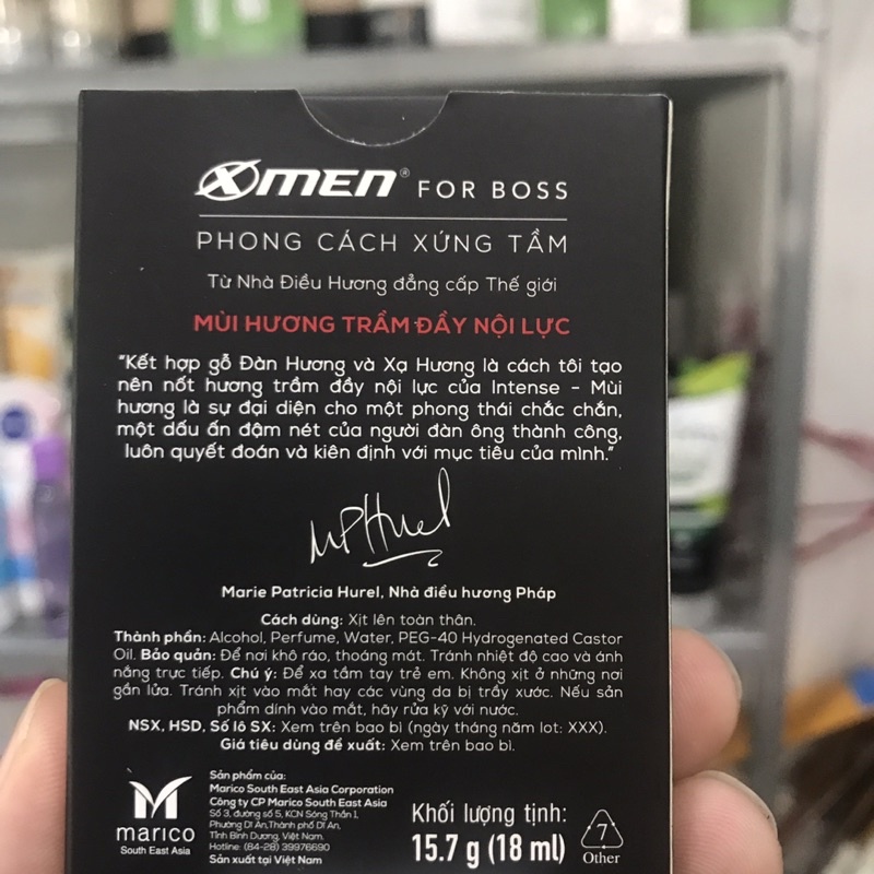 Nước hoa bỏ túi X-Men For Boss 18ml