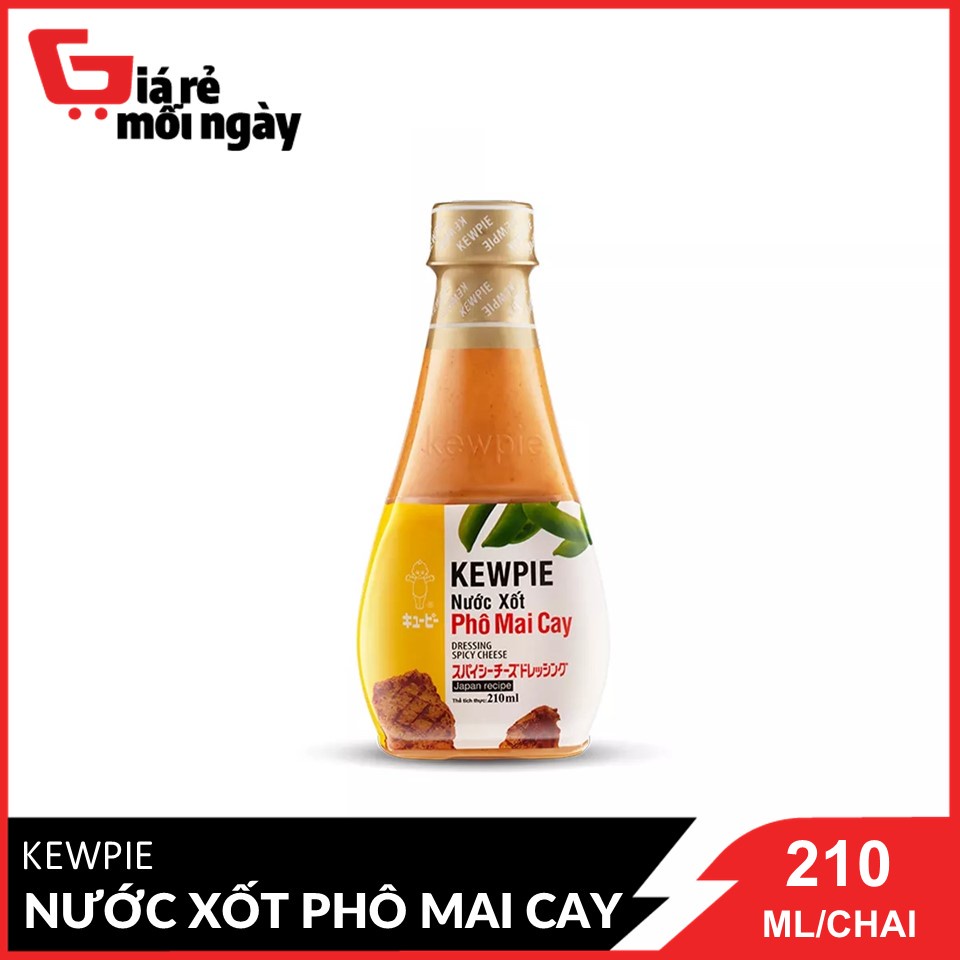 Nước Xốt  Kewpie Phô Mai Cay Kewpie chai 210ml