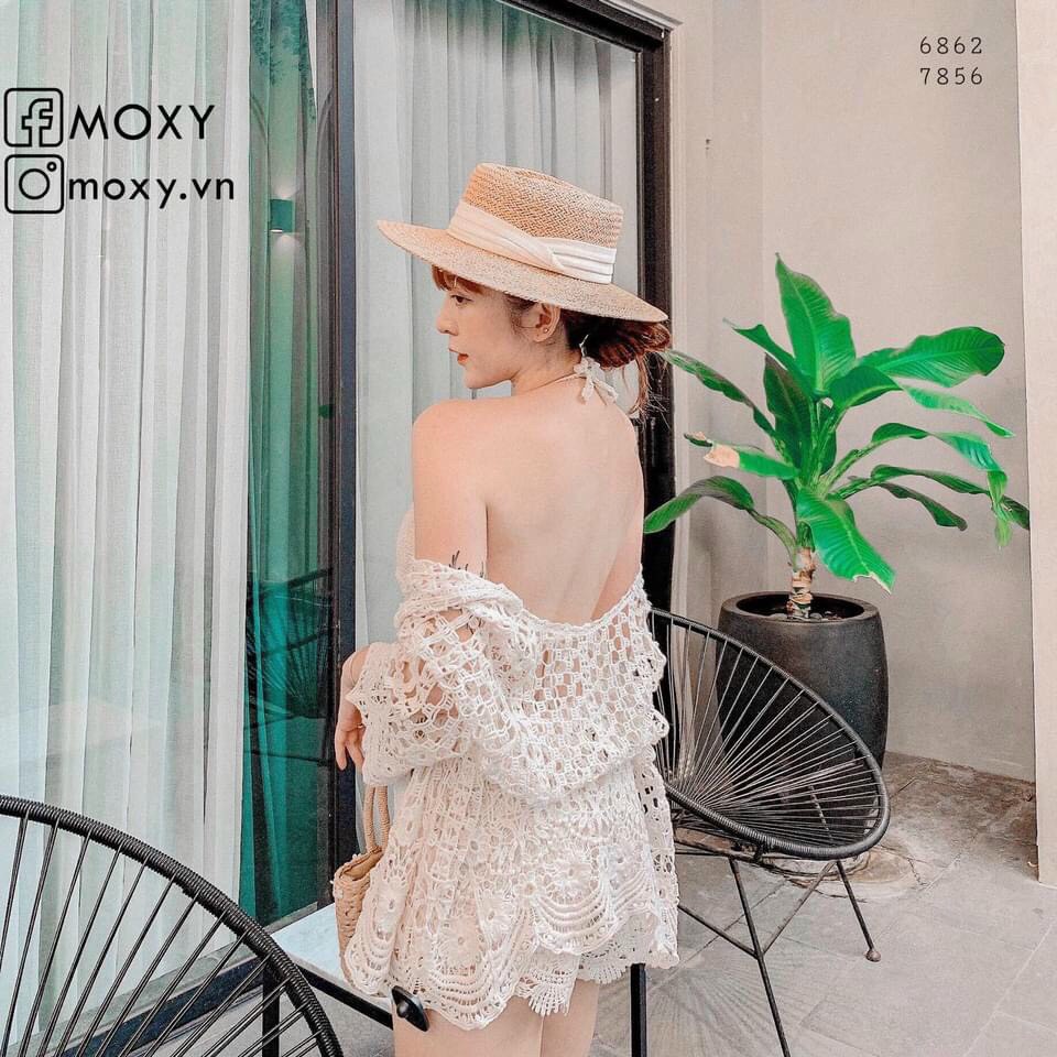 SÉT ÁO CHOÀNG MẮT TO+ ÁO BRA TAM GIÁC+ QUẦN REN | BigBuy360 - bigbuy360.vn