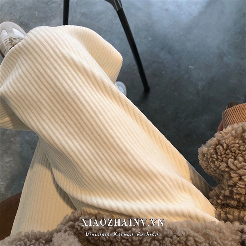 Quần dài lưng cao đơn giản thời trang dành cho nữ  Xiaozhainv