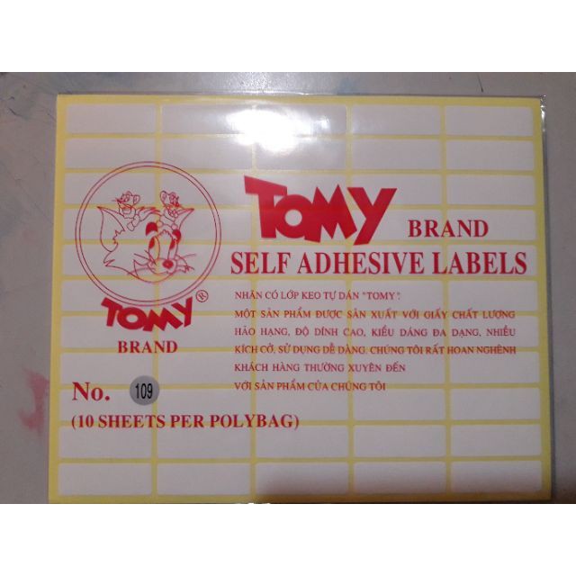 Giấy decal tomy A5 cỡ 99-124٩(^‿^)۶