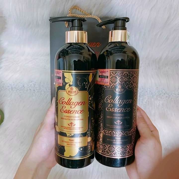 Cặp Dầu Gội Xả YODY Collagen 800ML | Siêu Phục Hồi Tóc Khô Xơ, Chẻ Ngọn,Giảm Gãy Rụng | Hàng Chính Hãng | BigBuy360 - bigbuy360.vn