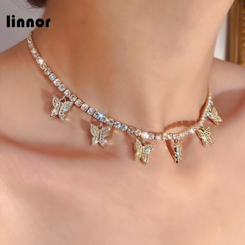 Vòng cổ Mặt Hình Bướm Mới