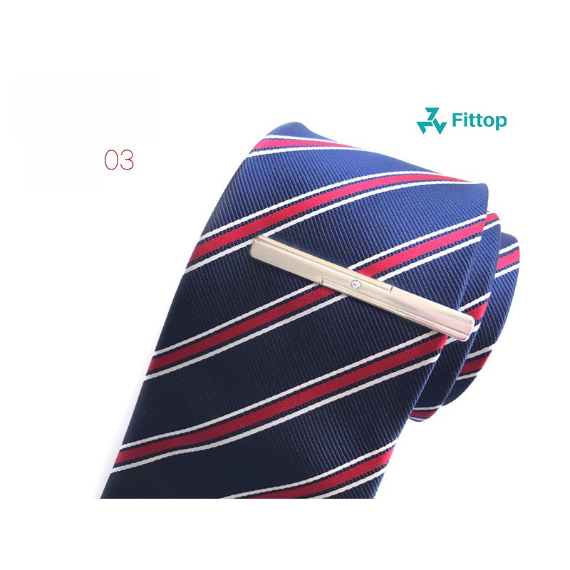 Kẹp Cà Vạt Kim Loại FITTOP KEPCAVAT-003 Dành Cho Cà Vạt Bản 7-8cm