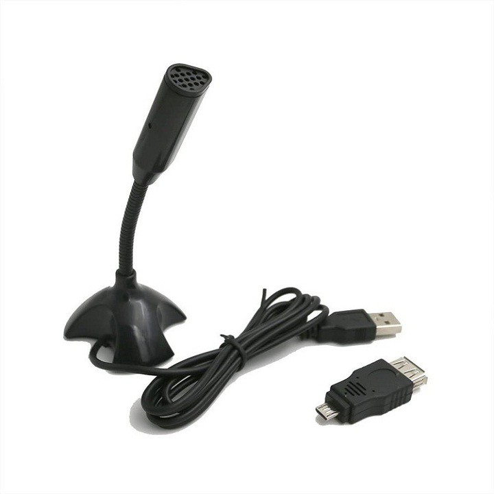 Microphone PC M-306: Dùng Live Stream, Học Online, Hội Nghị Trên Laptop, Cao Cấp