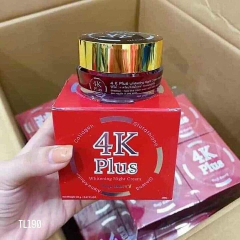 Kem 4k Goji Pluss hộp đỏ dành cho da mụn
