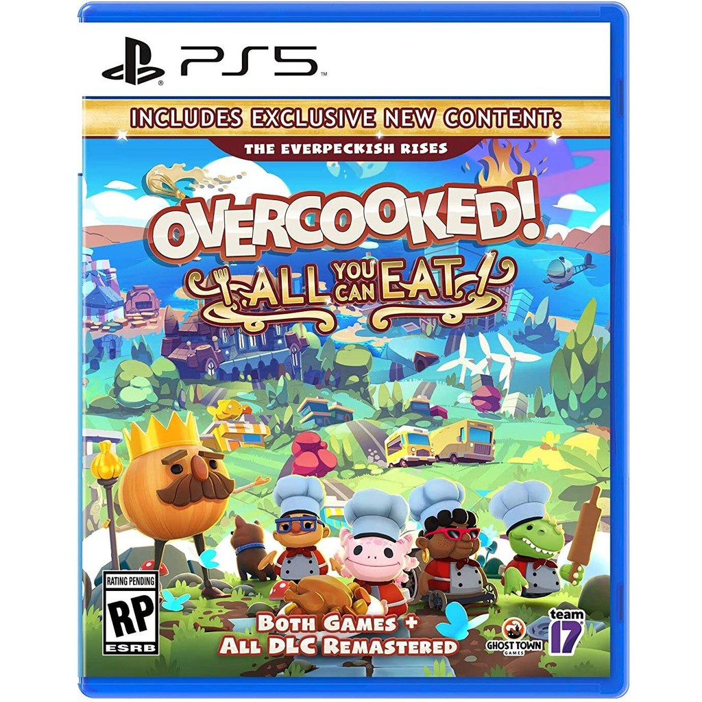 [Mã 44ELSALE2 giảm 7% đơn 300K] Đĩa Game PS5 Overcooked! All You Can Eat Hệ US - Playstation 5