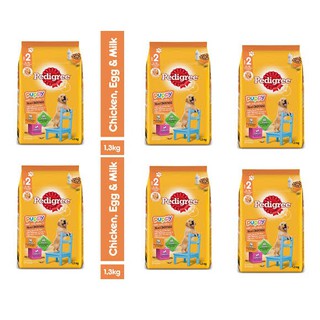 6 gói thức ăn chó con Pedigree gói 1,3kg
