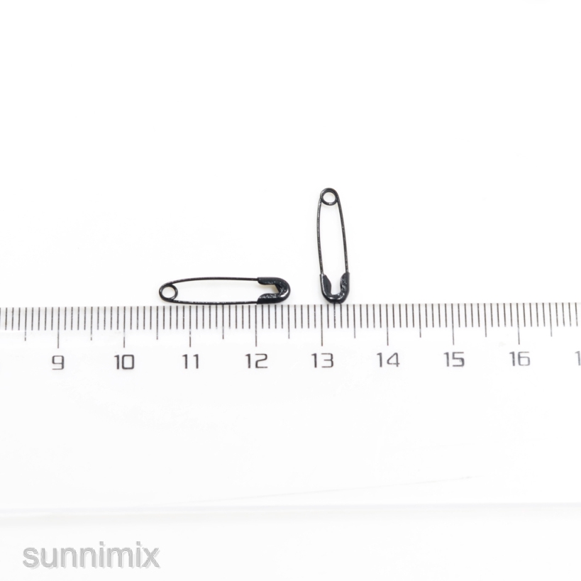 Set 1000 Ghim Cài Áo Mini 19mm Màu Đen Tiện Dụng