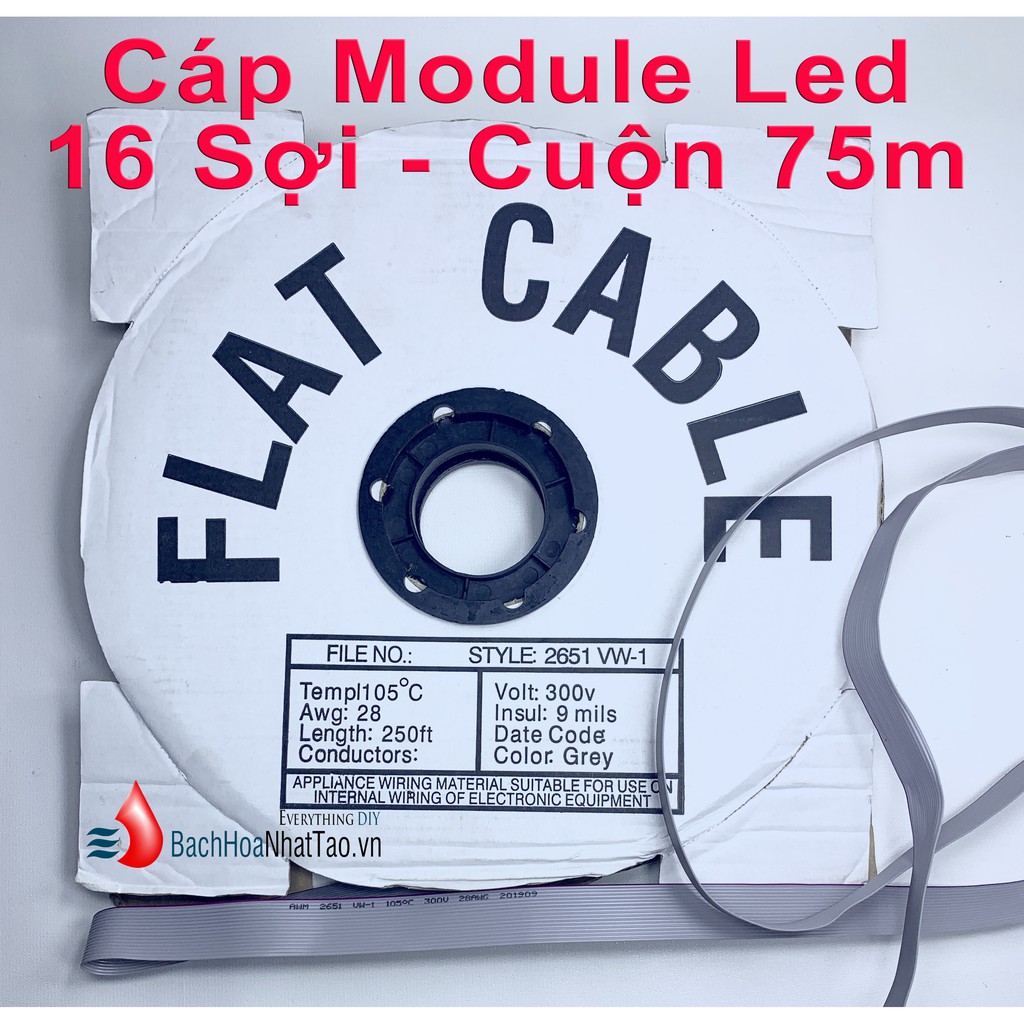Cáp bẹ Led 16 Sợi - Cuộn 75m