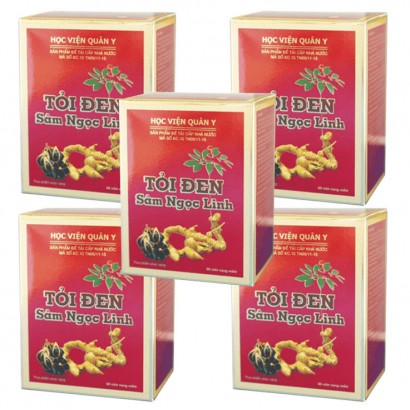 Tỏi Đen Sâm Ngọc Linh Gold - Học viện Quân Y Hộp 60v