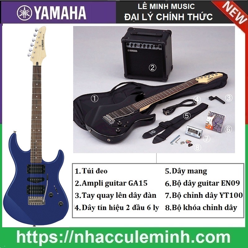 Combo Guitar Điện Yamaha ERG121GPII Chính Hãng BH Toàn Quốc