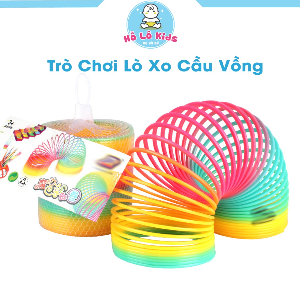 Lò xo cầu vồng trò chơi ma thuật cho bé sáng tạo giảm căng thẳng Hồ Lô Kids