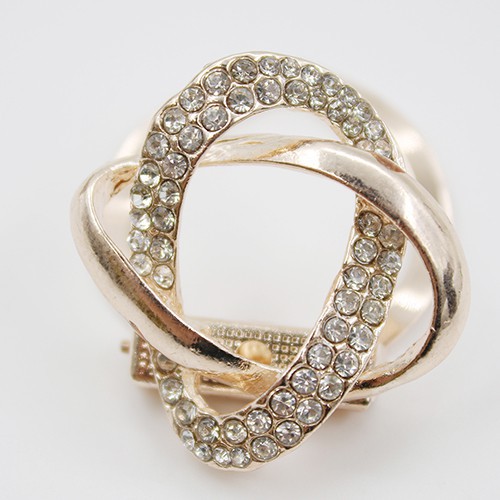 Khuy cố định lụa đế giữ pha lê mạ vàng