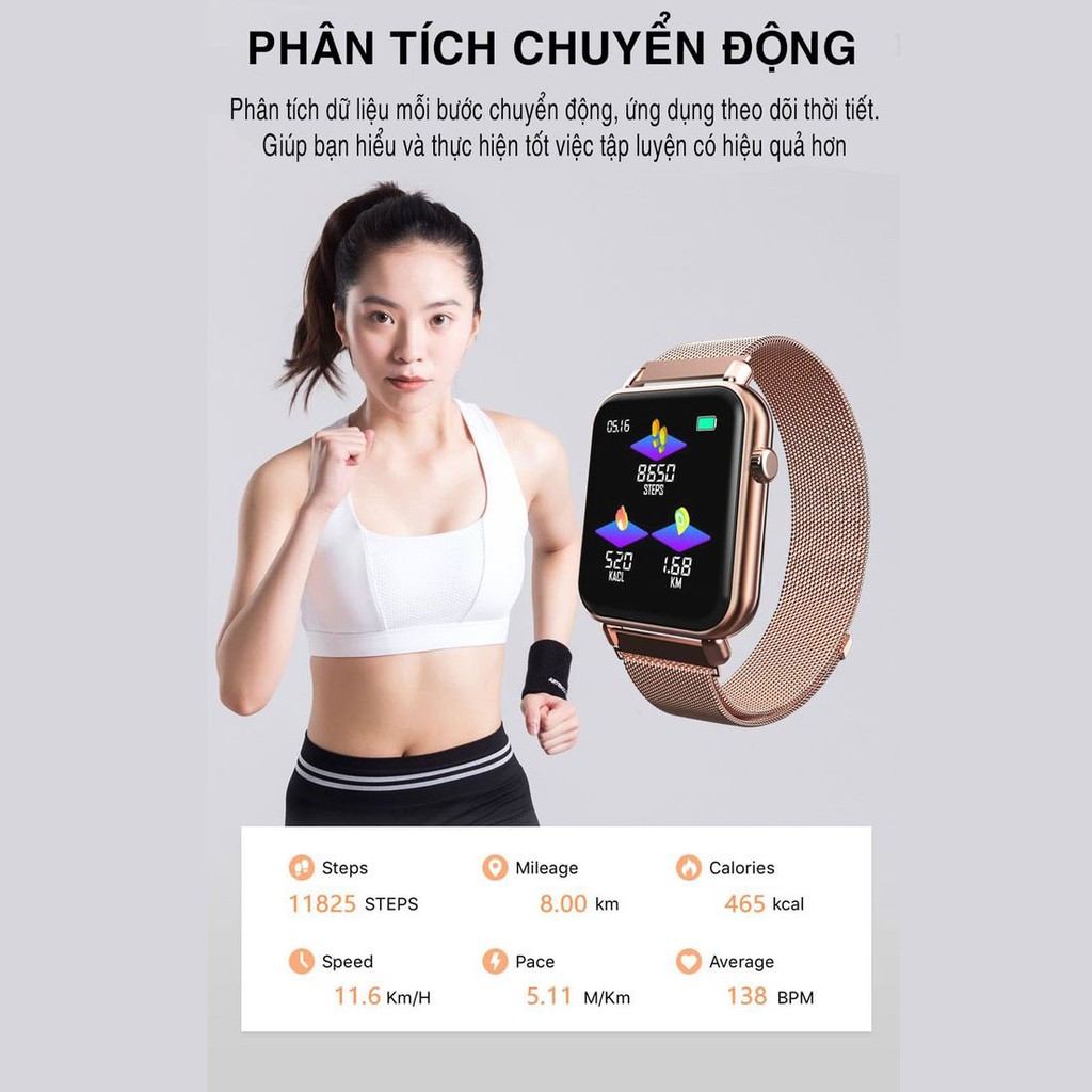 Đồng Hồ Thông Minh Z9 Pro - smartwatch pin khủng dây thép, đo huyết áp nhịp tim, kết nối bluetooth, chống nước giá rẻ