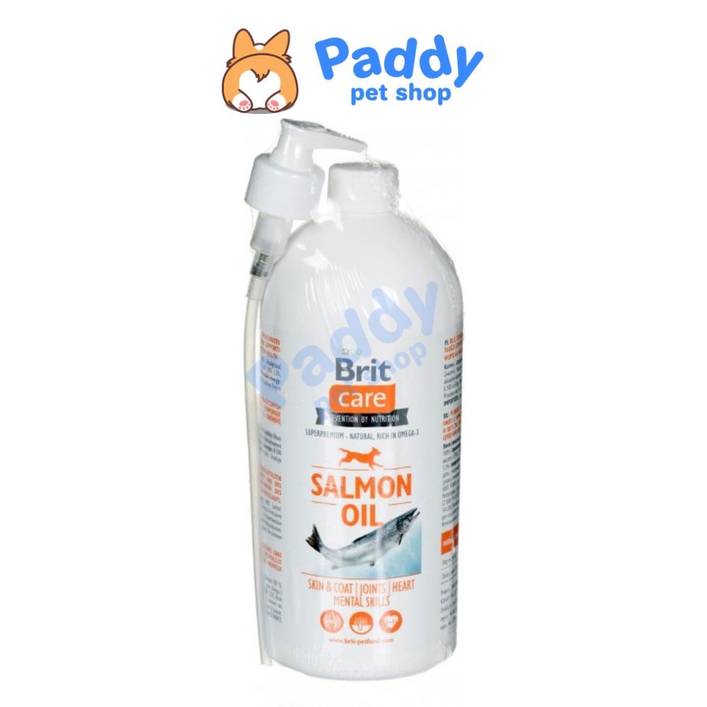 Dầu Cá Hồi Brit Care Dưỡng Lông Cho Chó