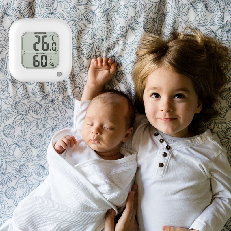 Máy Đo Nhiệt Độ Và Độ Ẩm Kỹ Thuật Số Fahrenheit / Celsius Dùng Trong Nhà / Văn Phòng