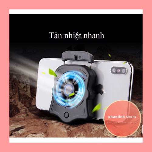 Quạt tản nhiệt gaming làm mát dành cho điện thoại - Model P9 dành cho game thủ chuyên nghiệp